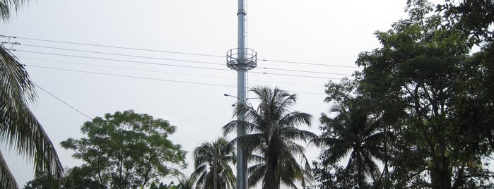Telecommunication Tower at Jalan Bunga Raya is one of On-Site EMF Measurements in Malaysia.