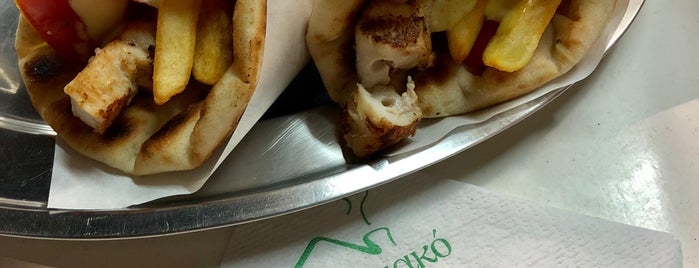 Souvlaki is one of Antiparos.