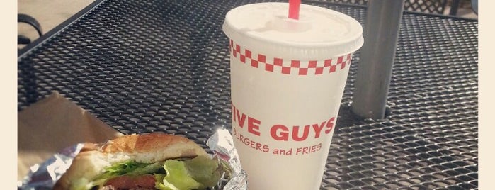 Five Guys is one of Tampa - Free WiFi.