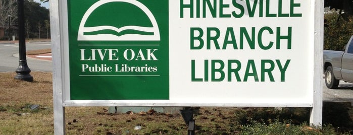 Hinesville Library is one of Live Oak Public Libraries.