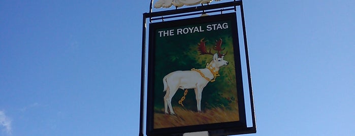 The Royal Stag is one of Good Beer Pubs.