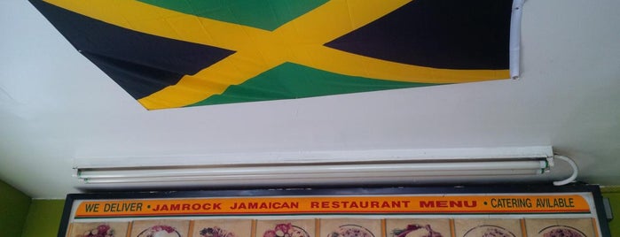 Jamrock Jamaican Restaurant is one of สถานที่ที่บันทึกไว้ของ Danyel.