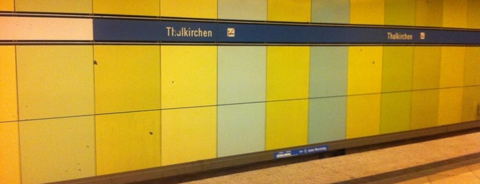 U Thalkirchen is one of U-Bahnhöfe München.