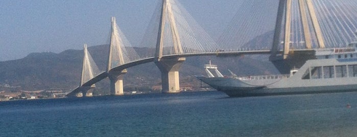 Pont Rion-Antirion « Charilaos Trikoupis » is one of Patras worth-seeing and visiting.