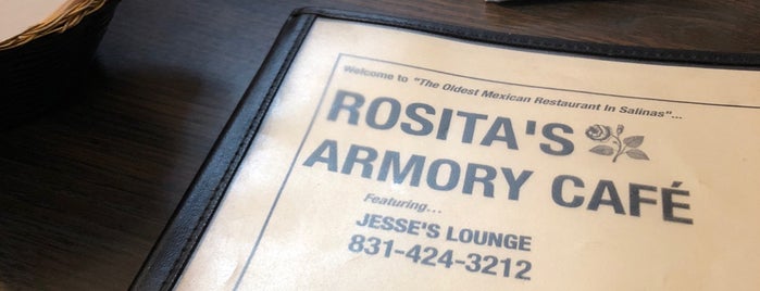 Rosita's Armory Cafe is one of A Taste of Oldtown Salinas.