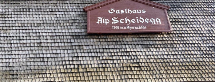 Alp Scheidegg is one of Restaurants CH.