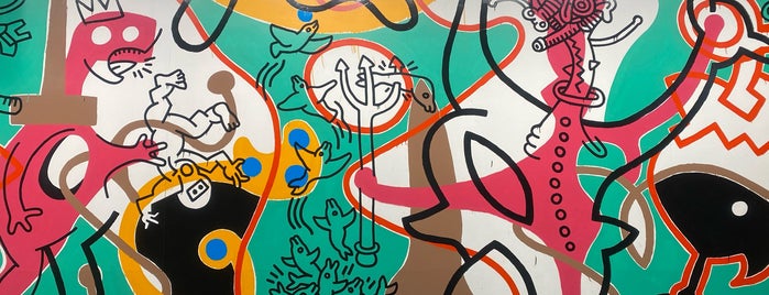 Keith Haring Mural at Art Center College of Design is one of To Try - Elsewhere22.
