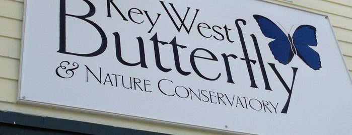 Key West Butterfly & Nature Conservatory is one of Florida.