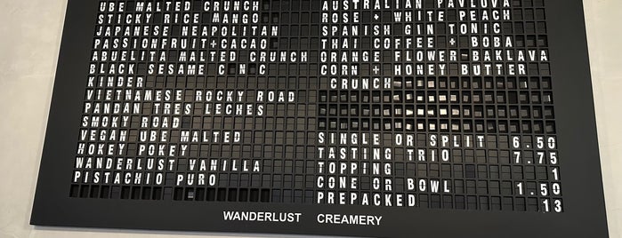 Wanderlust Creamery is one of สถานที่ที่ Ailie ถูกใจ.