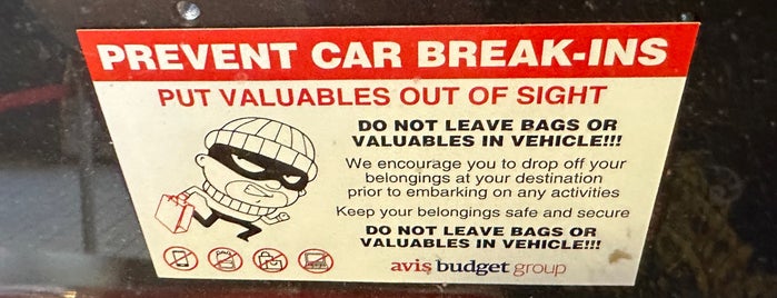 Avis Car Rental is one of SFO.