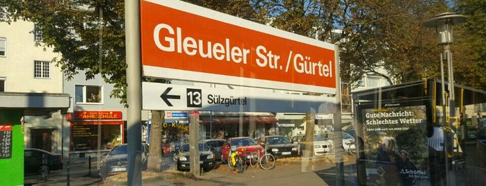 H Gleueler Str. / Gürtel is one of KVB Stadtbahn Haltestellen.