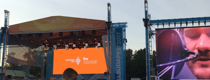 Budapest 2017 Aquatics Fan Zone is one of Budai hegység/Pilis.