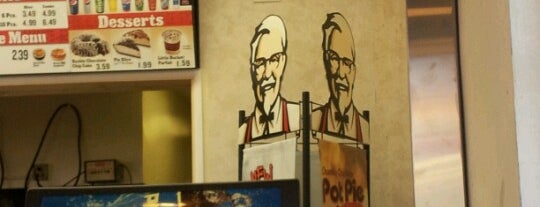 KFC is one of Tempat yang Disimpan Yvonne.
