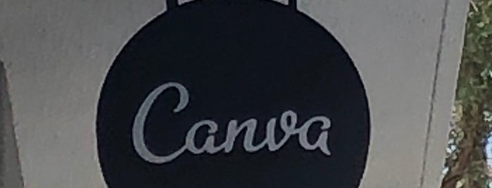 Canva is one of Tempat yang Disukai James.