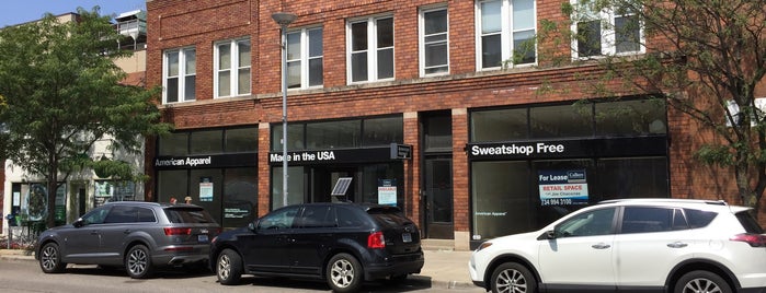 American Apparel is one of Michigan places..! <3.