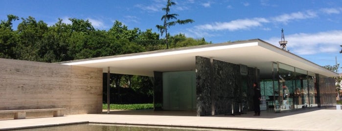 Mies van der Rohe Pavilion is one of Barca.