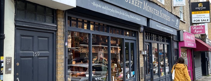 Hoxton Street Monster Supplies is one of London: Food and To Do.
