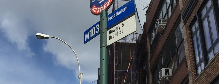 MTA Bus - Grand & Bowery St (M103) is one of MTA Bus NY.