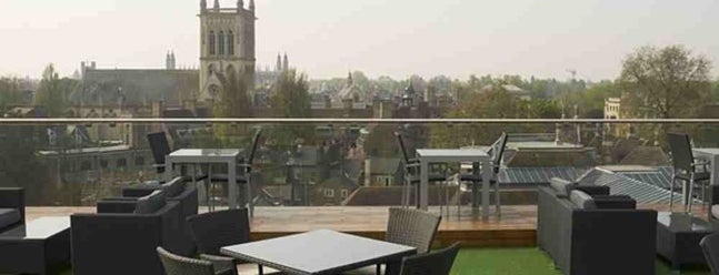 The Varsity Hotel Roof Terrace is one of Cambridge.