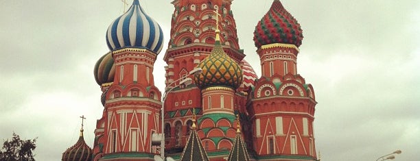 Красная площадь is one of Moscow map.