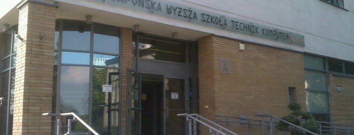 PJATK - Polsko-Japońska Akademia Technik Komputerowych is one of Tempat yang Disukai Daniel.
