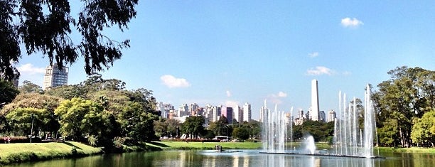 Parque Ibirapuera is one of Sao Paolo, Brazil.