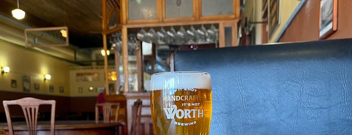 Worth Brewing Company is one of place to try beer.