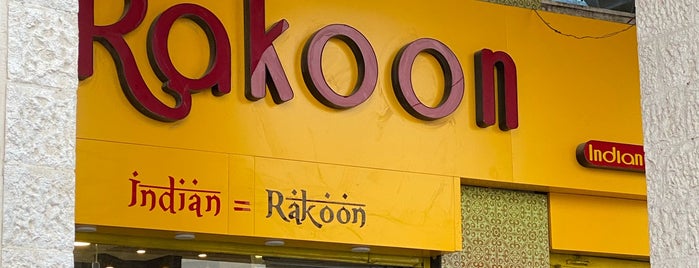 Rakoon Indian Food is one of Amman.