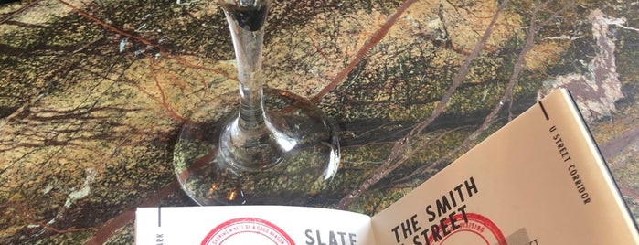 Slate Wine Bar + Bistro is one of DC Wine Bars.