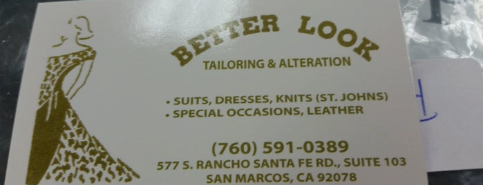 Better Look Tailor is one of Locais curtidos por John.