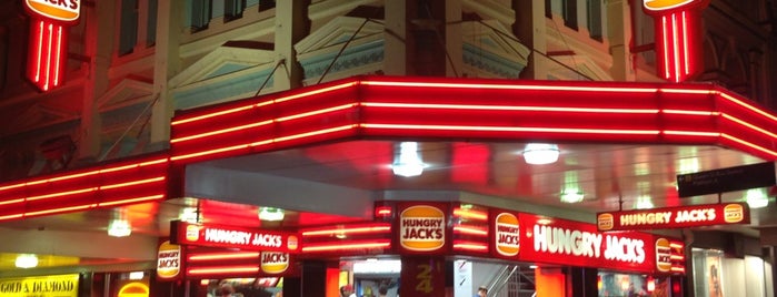 Hungry Jack's is one of Brisbane 24 Hour Dining.