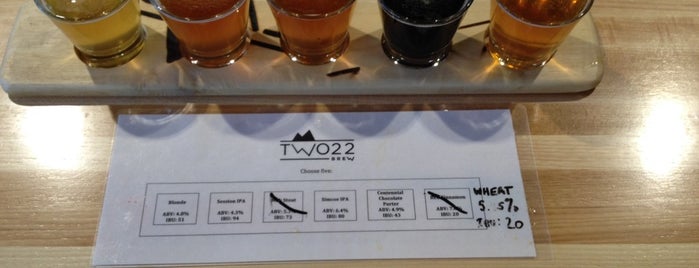 Two22 Brew is one of Craft Breweries.