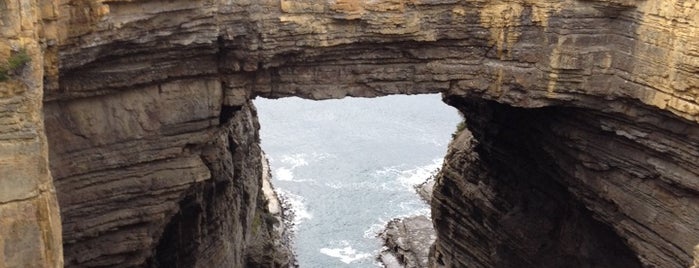 Tasman Arch is one of Tasmanien 2014.