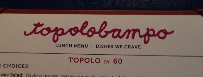Topolobampo is one of Chicago.