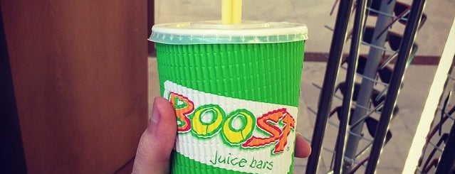 Boost Juice is one of favoritos.