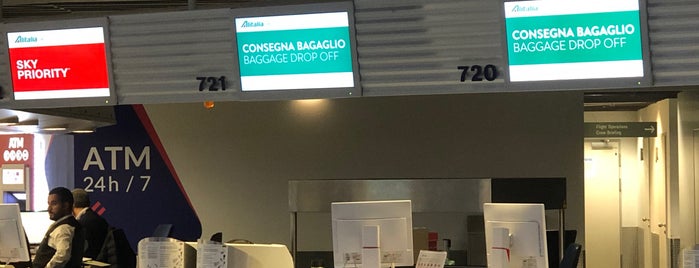 Alitalia Check-in is one of FRA Airport - FixIt.