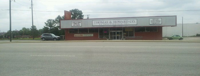 Thomas & Howard Cash & Carry is one of downtown.