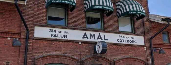 Åmål Station is one of Tågstationer - Sverige.