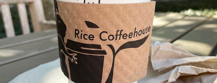 Rice Coffeehouse is one of Houston coffee.