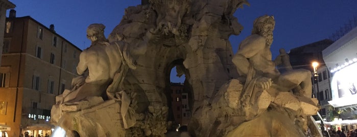 Fontaine des Quatre-Fleuves is one of Rome Trip - Planning List.