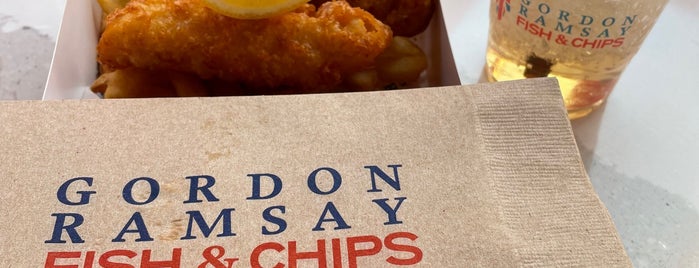 Gordon Ramsay Fish & Chips is one of สถานที่ที่ Barbara ถูกใจ.