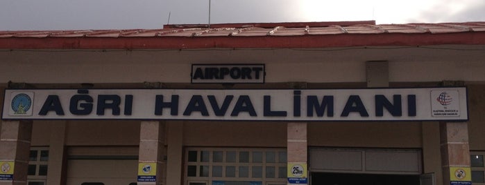 Ağrı Ahmed-i Hani Havalimanı (AJI) is one of Havalimanları.