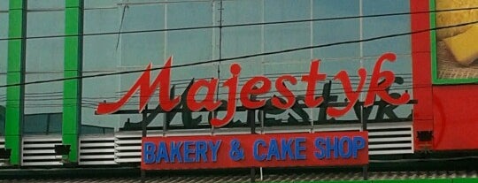 Majestyk bakery & cake shop is one of Eating around Surabaya ".