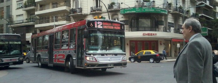 Av. Santa Fe y Riobamba is one of BA Bus Stop list - All lines.