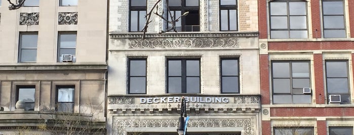 The Decker Building is one of The Cultured City: Art, Music, and Celebrity.
