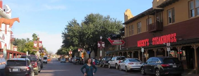 Fort Worth Stockyards National Historic District is one of Tempat yang Disukai Julia.