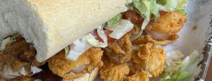 Mahony's Po-Boy Shop is one of "Diners, Drive-Ins & Dives" (Part 2, KY - TN).