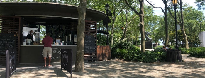Table Green Kiosks is one of Tempat yang Disukai Slow Food NYC.