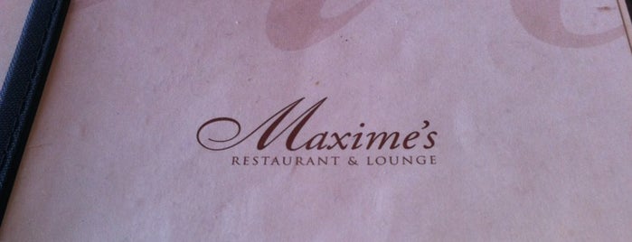 Maxime's is one of Summer 2012 Restaurant List.