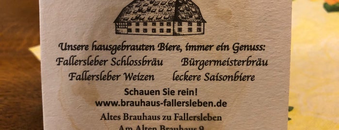 Altes Brauhaus zu Fallersleben is one of Restaurants in Deutschland, in denen ich speiste.